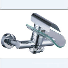 Водостойкий стеклянный смеситель для ванной (YN5555-Bath)